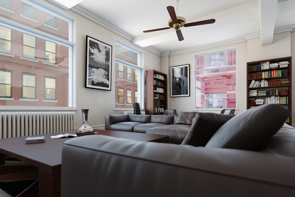 Loft apartment livingroom tutorial